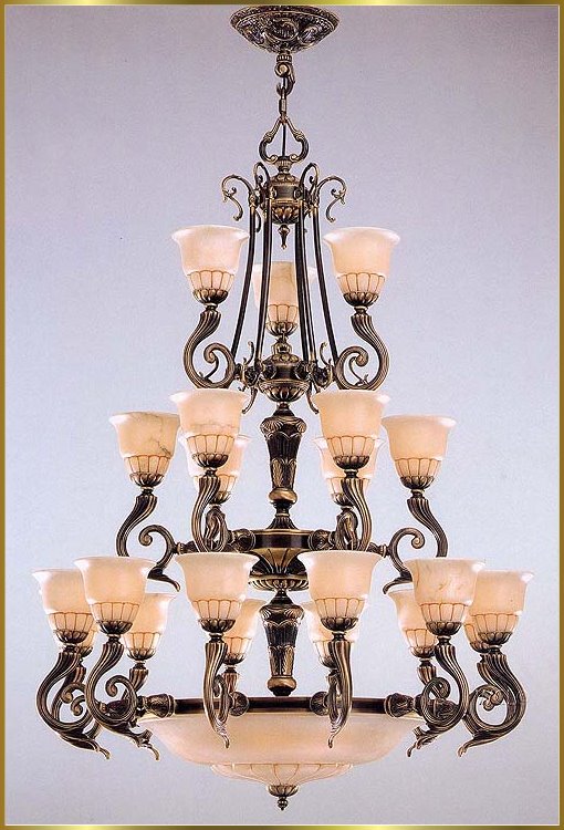 Alabaster Chandeliers Model: RL 1388-108